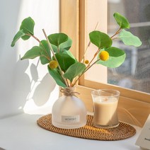 개업 이사 집들이 (선물 포장) 고급 인테리어 모먼트 유칼립투스 골든볼 디퓨저 160ml, 로즈 블랙커런트