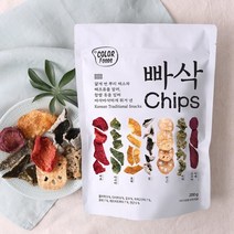 빠삭칩 200gx1봉 자연의신선함을담은 부각믹스 / 바삭고소영양간식/ 김부각/ 호박칩/ 연근칩/ 사무실간...