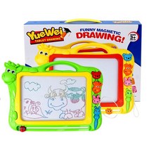 애니멀 컬러 자석 스케치보드 (색상랜덤) / 그림판 그림 그리기 도장 찍기 학습그림판 어린이 선물