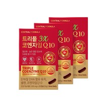 센트럴포뮬러 트리플 3X 코엔자임Q10(1개월), 3개