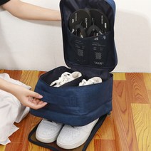 골프화가방 골프신발주머니 슈즈백 다용도 신발가방 여행용, 네이비