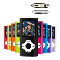 MP4 mp4 플레이어 휴대용 디지털 미디어 플레이어 1.8 인치 lcd mp3 음악 플레이어 오디오 fm 라디오 워크맨 그림 뷰어 내장 hd 마이크, 푸른