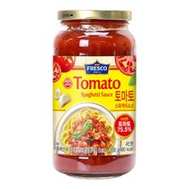 [오뚜기] 프레스코 토마토 스파게티소스 600g 8개, 상세 설명 참조