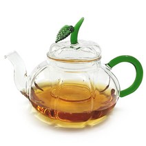 [따끈상품] 차주전자 꽃차 차우리기 800ml 유리주전자 티포트 다기 티팟, 단일옵션