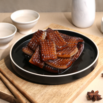 국내산 돼지껍데기 벌집 양념 껍데기 캠핑고기 콩가루 증정 350g, 01.갈비양념 돼지 벌집껍데기 350g 2팩, 2개
