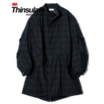 PARTIMENTO 3M 신슐레이트 M65 피시테일 코트 패딩 블랙 워치 Thinsulate Fishtail Coat Padding Black Watch