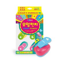 [WINZI_마켓] 타공용품 사무용카드링 바인더용펀치 천공기 타공기 패턴펀치 3공천공기, 종이나라 모양펀치 소 모양펀칭 6종 1cm, WZ류_단일옵션