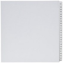 Avery Collated Legal Dividers Allstate Letter Size Tabs 101-125 1 Set White (1705) null, 1