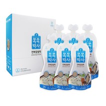쪽쪽박사 전복찹쌀죽, 140g, 6팩