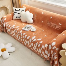 1인용 원룸 미니 소파 쇼파 Fresh Chenille Sofa Towel Cover Throw with Fringes Universal 3/4 Seater Chair Couch, 2 Seater-180x280cm, 05 NO.2