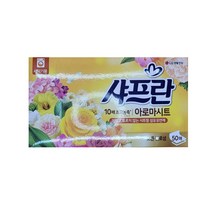 샤프란 아로마시트 섬유유연제 코튼 블로섬, 50매, 3개