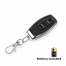 Kebidu 1Pc RF 송신기 433 Mhz 원격 제어 무선 원격 제어 스위치 DC 12V 1CH 릴레이 수신기 모듈, ONLY TRANSMITTER