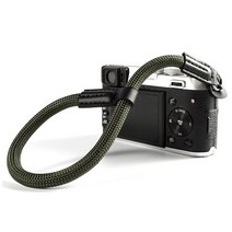 후지필름 올림푸스 파나소닉 라이카 DSLR 미러리스 카메라용 나일론 로프 슬링 다기능 퀵 릴리스 넥 숄더 스트랩, [03] 검은 녹색