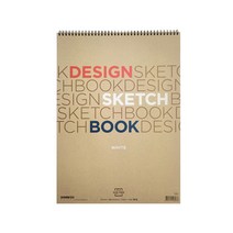 아트스퀘어 디자인 스케치북 화첩 스프링 A02 (5절 20매), 단품