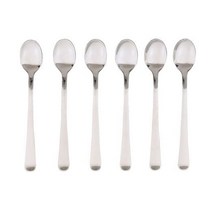 이케아 DRAGON 드라곤 스푼6개세트17cm/수저/숟가락/아이스크림수저/식기도구/주방용품, 색상:스테인레스_501.775.91