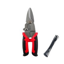 마루아토 멀티전공가위 전선피복 전지가위 압착 20cm 다목적가위+스트리퍼+압착기, 1개