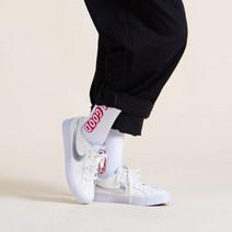 제이지브로 ALL GOOD 레터링 스포츠 삭스 5켤레, JN024 남여공용 ALL GOOD 레터링삭스, 레드5켤레