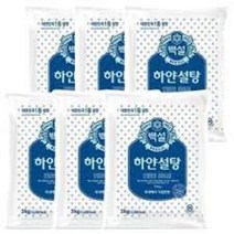 백설 하얀설탕 3kg x 6개입, 1개, 3kg  6입