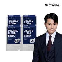[뉴트리원] 정우성 어골칼슘 마그네슘 비타민D 4박스 (4개월분), 단품, 단품