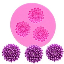 모양틀 입체 두꺼운 월병 국화 해바라기 꽃 촛불 금형 수제 비누 금형 케이크 도구 diy 퐁당 쿠키 실리콘 금형 t1164 몰드 가정용 베이킹