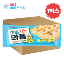 (하나유통)롯데제과 잇츠 와플바닐라 24개 한박스 아이스크림, 140ml