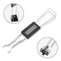 2 In 1 Universal Keycap 풀러 스위치 기계식 키보드 제거 교체 먼지 청소기 보조 키 캡 언 로딩, 검은색