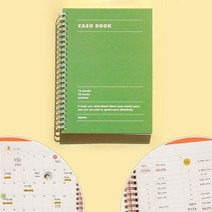 만년형 베이직 가계부(스프링형) / 2022가계부 가계부쓰는법 가계부양식 차계부 사계부 2022년가계부 신혼부부 가계부 가계부추천 내집마련가계부 수기가계부 예쁜가계부 가계부노트, 그린