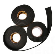 폭 10mm 검정색 EVA 스펀지 테이프 쿠션 소음 방지 접착 완충 테잎, 두께5mm