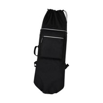 댄신유이 입문용 롱 보드 스케이트 보드 배낭 가방 여행 액세서리 어깨 Longboard 운반 케이스, 02 Black
