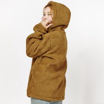 이그잼플 기모안감 도톰 덤블후리스 뽀글이자켓 오버핏 후드집업 자켓