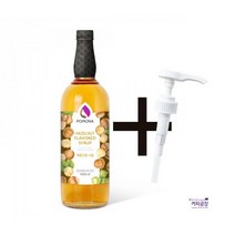 포모나 헤이즐넛 시럽 1000ml ＋시럽펌프 3.5ml 1개 증정, 4개