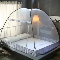 원터치모기장 뉴타입 가정용 몽골텐트 모기장 불필요학생 기숙사 상하침대매트 접이식 철사 공장 도매, C02-1.22.0미터