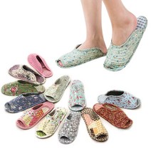 왕대박창고 층간소음 면 천 퀼트 덧신 실내화 슬리퍼 거실화 어린이집 덧신 패브릭, 여-81