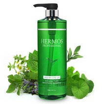 에르모스 내추럴 퓨어 스무딩 샴푸, 1개, 1000ml