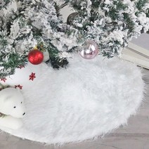 크리스마스 트리러그 받침대 카페트 트리스커트 장모타입 고급형 원형 78cm 가리개 ORC-78