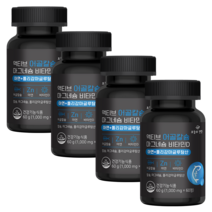 액티브 어골칼슘 폴리감마글루탐산 마그네슘 비타민D 아연 함유 PGA 해조칼슘 피지에이 인칼슘 앱솔브 칼솔브, 1000mg, 60정, 4개