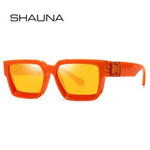 고급선글라스 SHAUNA Retro Square Sunglasses UV400
