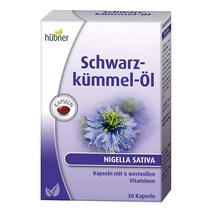 독일 후브너 Hubner 100% 천연 이집트 블랙 커민 오일 30 캡슐, 1개