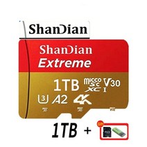 micro sd 클래스 10 미니 SD 메모리 카드 마이크로 TF 256 GB 1TB 스마트 SD/TF 휴대폰/카메라 Give 리더기, 04 1TB