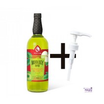 포모나 믹솔로지 펄피 그린애플 시럽 1000ml ＋시럽펌프 3.5ml 1개 증정