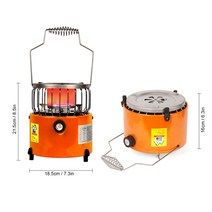 캠핑 스토브 우드 화로대 apg 2 in 1 2000w 휴대용 히터 가스 가열 쿠커, apg 2000w