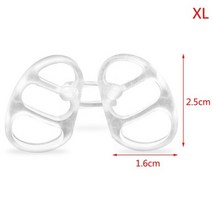실리콘 코골이 방지 마우스 피스 무호흡 가드 이갈이 트레이 수면 보조 건강 관리 도구, XL 1PC