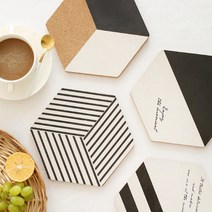 북유럽풍 코르크 냄비받침, 옵션선택_C