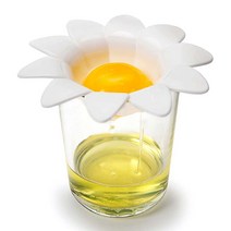 계란 분리기 노른자분리 흰색 11x3cm, 1개