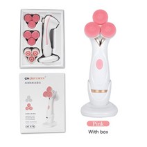 새로운 클렌징 브러시 소닉 뉴 페이스 로테이팅 클렌징 브러시 갈바니카 페이셜 스파 시스템은 블랙헤드를 딥 클렌징하고 제거할 수 있습니다., 핑크-박스-3