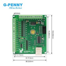  이더넷 BSMCI14E 4 축 MACH3 CNC 모션 제어 카드 5V DC 전원 공급 장치 12V 36V 입력 단자, 한개옵션0