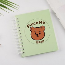 순수하랑 곰돌이 접착식 인생네컷 사진앨범, 그린