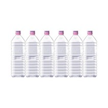롯데칠성 아이시스8.0 무라벨 생수전문배송 싱글족 1.5L 6병 캠핑 헬스, 4세트
