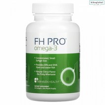 FH 오메가스리 90캡슐 EPA DHA 오메가 쓰리 3 미국 아이허브 수입