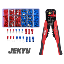 제규산업 (PG터미널400개 + 스트리퍼 압착기) 세트 U형 Y형 O형 신주단자 총알커넥터 단자 터미널 절연 전선 배선 연결 작업